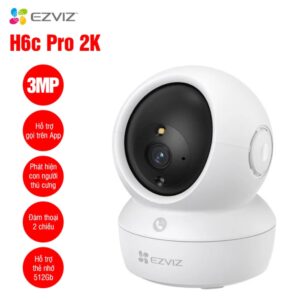 EZVIZ H6C PRO 2K 3MP | WIFI Băng Tần 2.4Ghz | Có màu ban đêm | Xoay 360 độ