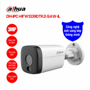 Camera Wifi 3MP Dahua DH-IPC-HFW1339DTK2-SAW-IL |