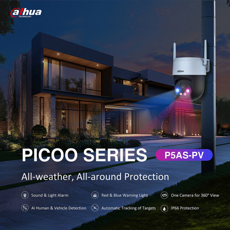 Camera Wifi quay quét 5MP DAHUA DH-P5AS-PV | Kháng nước, bụi IP66 - Ảnh 4