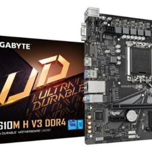 Mainboard Gigabyte H610M K DDR4 | Socket: LGA1700 hỗ trợ CPU Intel thế hệ thứ 12, 13 và 14 | Khe cắm RAM: 2 khe (Tối đa 64GB)