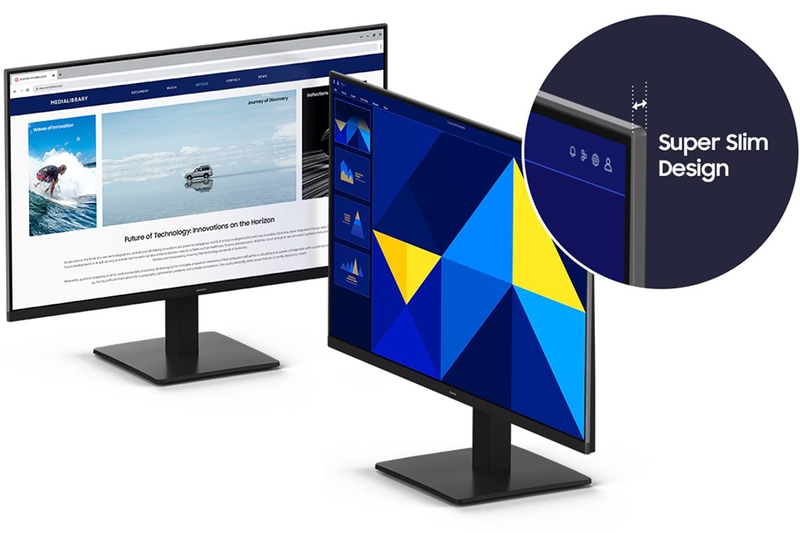Màn hình Samsung LS24D300GAEXXV 24 inch (FHD/IPS/100HZ/5MS) - Ảnh 2